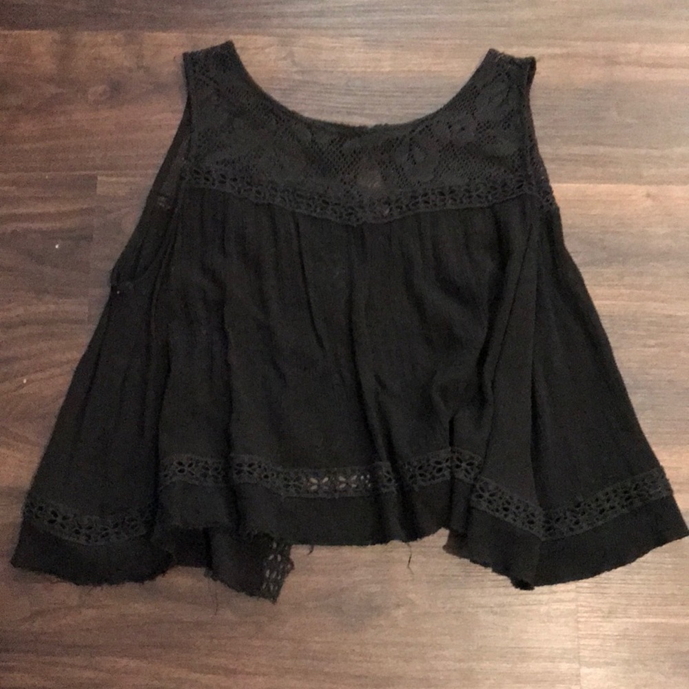 Open back Crop Top